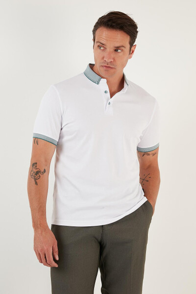 Cotton Slim Fit Polo T Shirt 646R4560 - 13