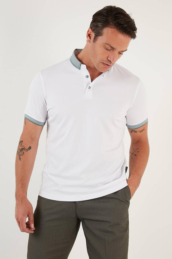 Cotton Slim Fit Polo T Shirt 646R4560 - 14