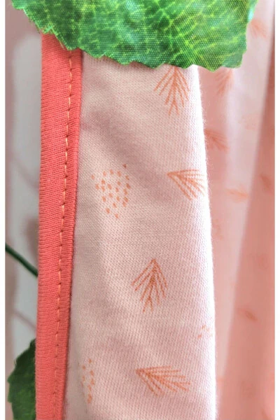 Cotton Soft Double Layer Knit Baby Blanket for Girls and Boys Outlet/orange - ALPAR TEKSTIL (1)