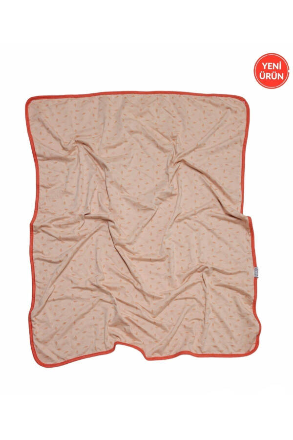 Cotton Soft Double Layer Knit Baby Blanket for Girls and Boys Outlet/orange - 3