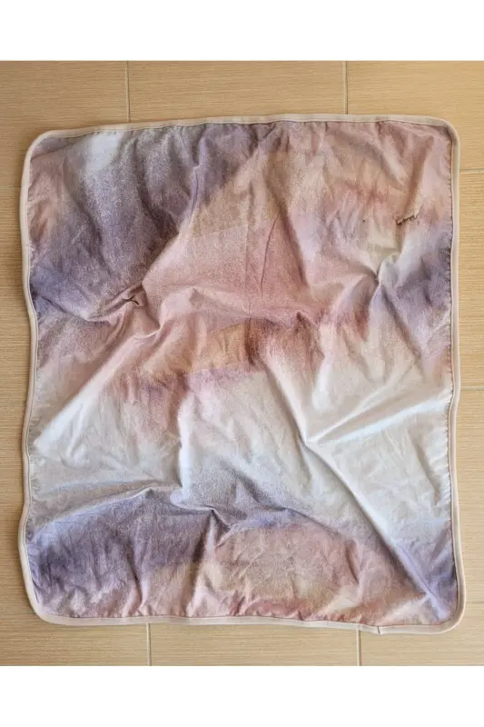 Cotton Soft Double Layered Jersey Baby Swaddle Blanket 75*90 cm. /SUNSET-SUNSET - 3