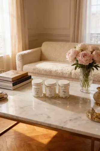 Cotton Swabs, Makeup Remover Pads, and Cotton Balls in a Clear Plastic Jar with Label Bathroom Organizer - 4