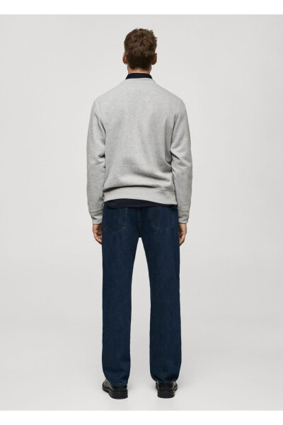 Cotton sweatshirt with graphic pattern - 4