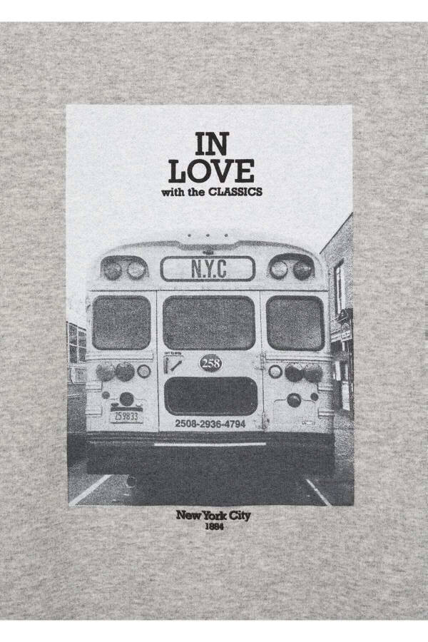 Cotton sweatshirt with graphic pattern - 5