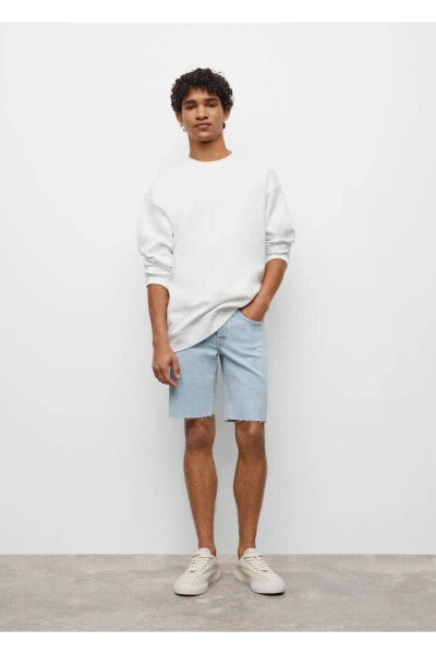 Cotton Sweatshirt with Print - MANGO TEEN (1)