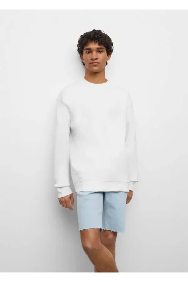 Cotton Sweatshirt with Print - 5