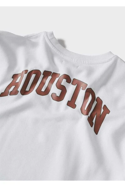 Cotton Sweatshirt with Print - 7