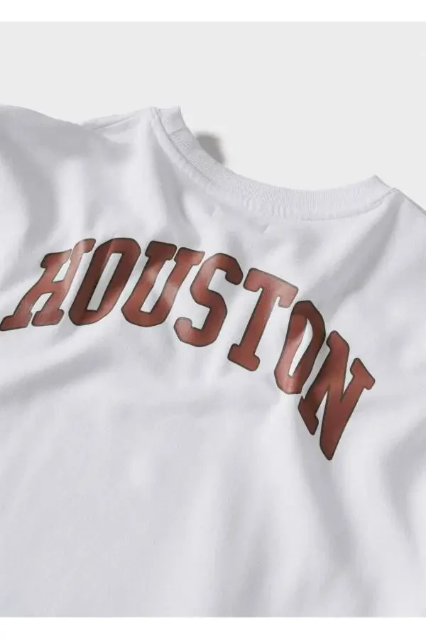 Cotton Sweatshirt with Print - 7