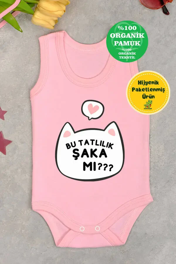 Cotton This Sweetness Is This a Joke Printed Snap Bodysuit - 1
