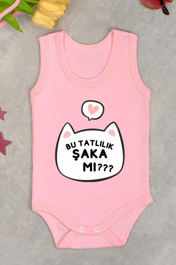 Cotton This Sweetness Is This a Joke Printed Snap Bodysuit - 2