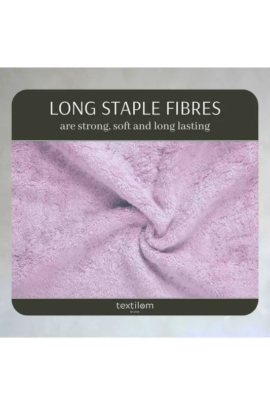 Cotton Towel Set 3 pcs - Lilac - 3