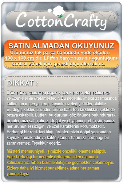 Cotton Tufted Absorbent Bath Mat, Bath Rug LOTUS 100x100 CM - 5