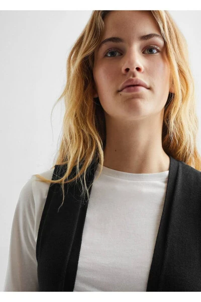 Cotton V-Neck Jumper - 6