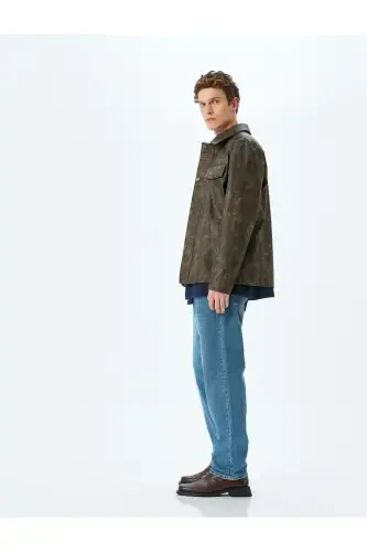 Cotton Vintage Straight Jean Pants - 1