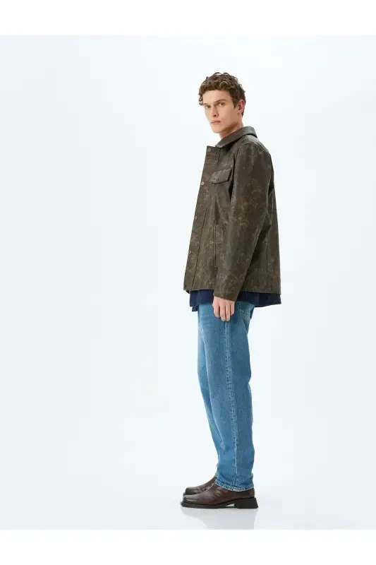 Cotton Vintage Straight Jean Pants - KOTON