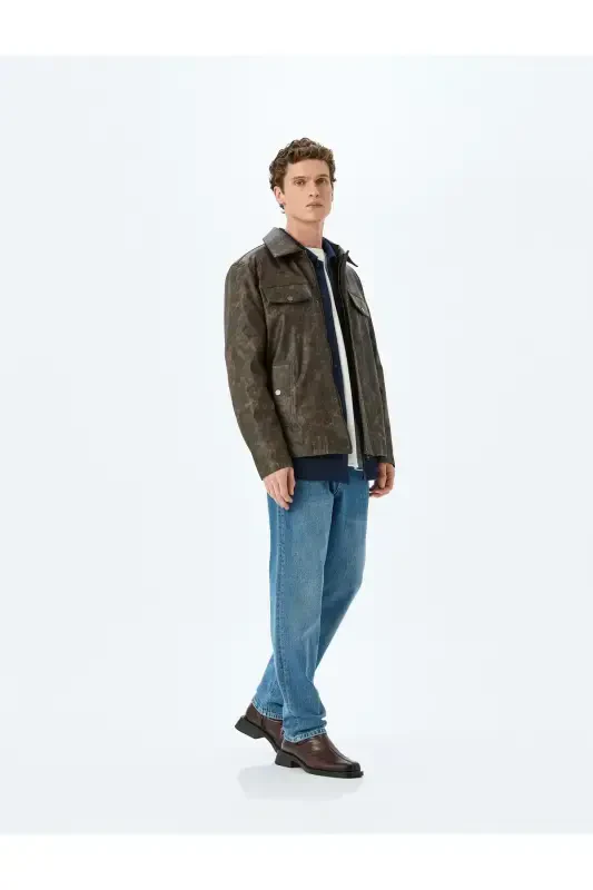 Cotton Vintage Straight Jean Pants - 2