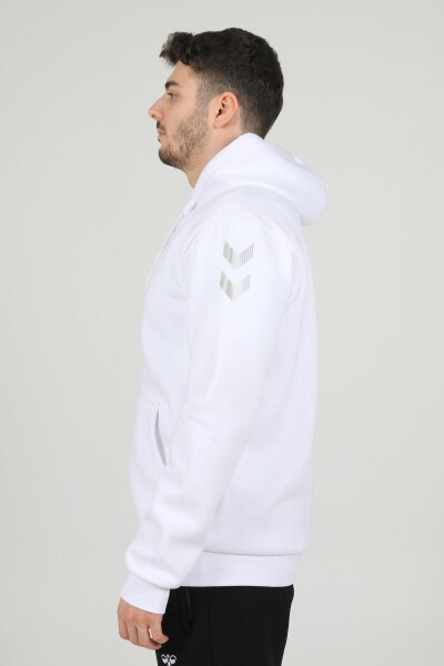 Cotton white sweatshirt. - 3