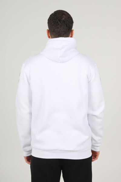 Cotton white sweatshirt. - 6