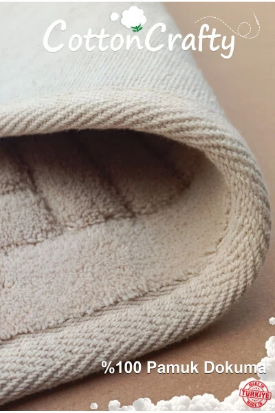 Cotton Woven Absorbent Bath Mat Foot 60x40 Cm - 5