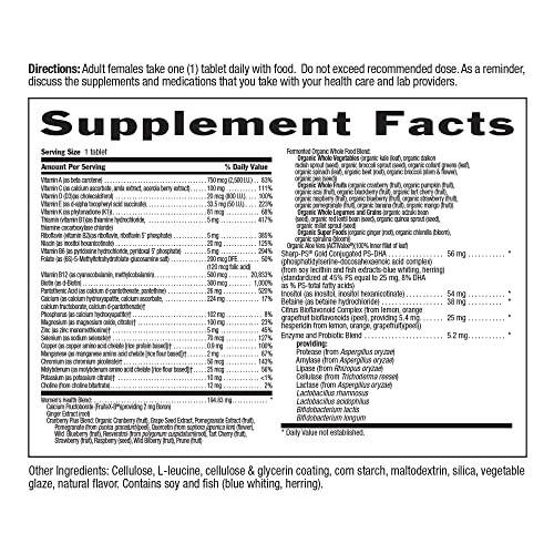 Country Life CORE Günlük-1 Kadınlar İçin 50+ Multivitamin - 50 Yaş Üzeri Kadınlar İçin Formüle Edilmiş, Tam Günlük Beslenme Kadın Sağlığı Karışımı, Koenzimleştirilmiş B Vitaminleri, Probiyotikler ve Sindirim Enzimleri ile - 2