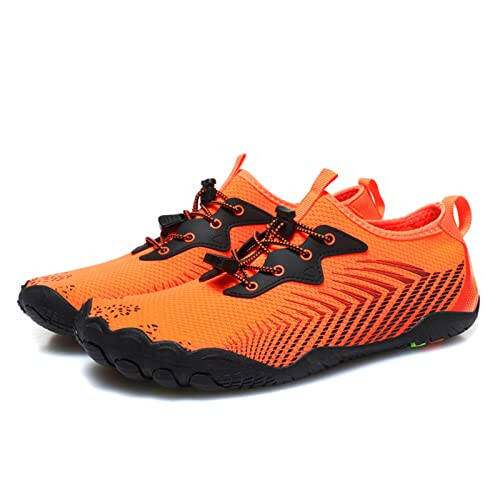 Couple Men Outdoor Mountaineering Casual Sport Shoes Lace Up Beach Running Breathable Soft Bottom Shoes Mens Sneaker Shoes Size 11 - 4