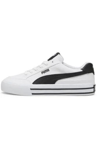 Court Classic Vulc FS 396353 Unisex Spor Ayakkabı BEYAZ-SİYAH - PUMA White-PUMA Black - 2
