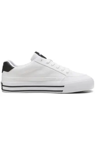 Court Classic Vulc FS 396353 Unisex Spor Ayakkabı BEYAZ-SİYAH - PUMA White-PUMA Black - 4