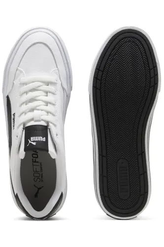 Court Classic Vulc FS 396353 Unisex Spor Ayakkabı BEYAZ-SİYAH - PUMA White-PUMA Black - 7