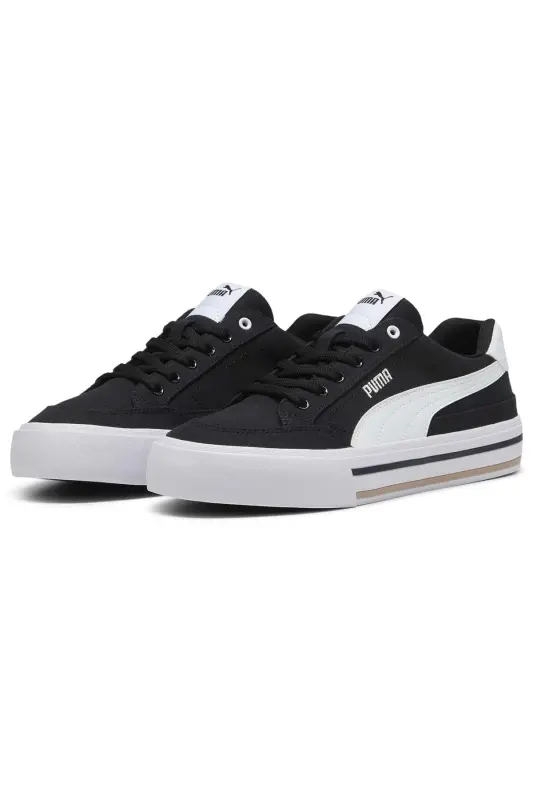 Court Classic Vulc FS 396353 Unisex Spor Ayakkabı SİYAH-BEYAZ - PUMA Black-PUMA White - PUMA