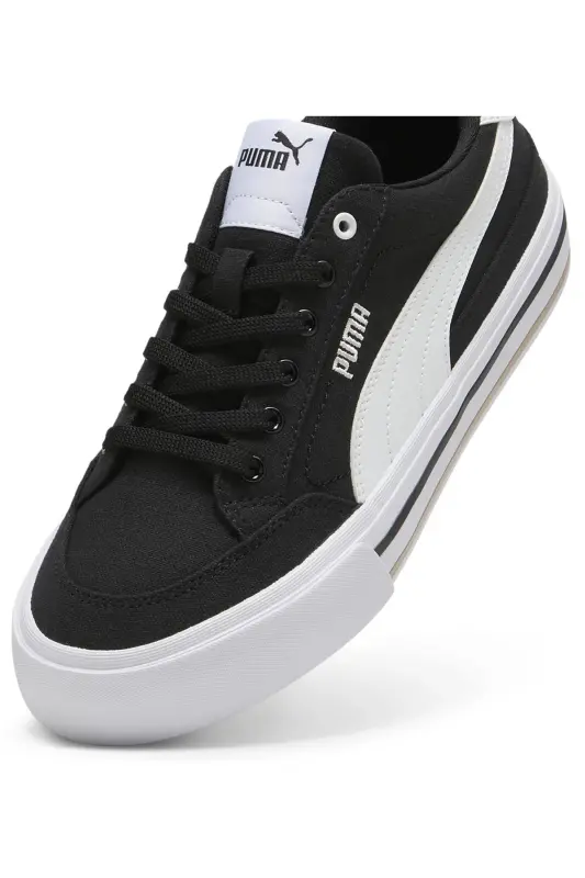 Court Classic Vulc FS 396353 Unisex Spor Ayakkabı SİYAH-BEYAZ - PUMA Black-PUMA White - 4