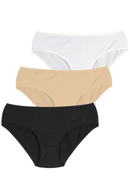 Cover 3-Pack Multicolored Slip Briefs - 1