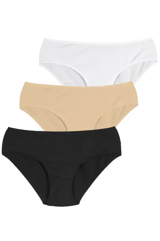 Cover 3-Pack Multicolored Slip Briefs - 1
