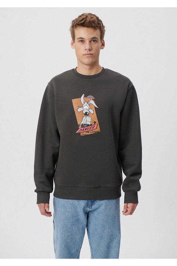 Coyote Print Grey Sweatshirt 0S10021-70090 - 2