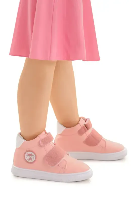 Coyote Velcro Baby Girl Daily Boots - 3