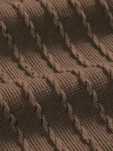 COZYEASE erkaklar uchun 2 qismli kiyimlar Kalta yengli futbolka va Chizma ipli kundalik sport shortilari to'plami - 4