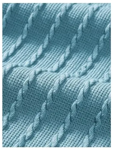 COZYEASE Men's 2 Piece Outfits Short Sleeve Crewneck Summer T Shirt and Drawstring Casual Track Shorts Set - 4