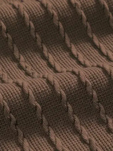 COZYEASE Men's 2 Piece Outfits Short Sleeve Crewneck Summer T Shirt and Drawstring Casual Track Shorts Set - 4