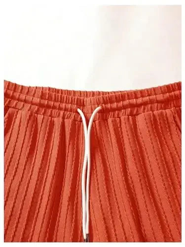 COZYEASE Men's 2 Piece Outfits Short Sleeve Crewneck Summer T Shirt and Drawstring Casual Track Shorts Set - 6