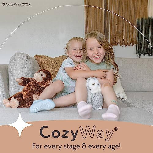 CozyWay Ankle Style Socks with Grippers for Little Girls & Boys, Infants, Toddlers, Children - 6 & 9 Pairs - 30