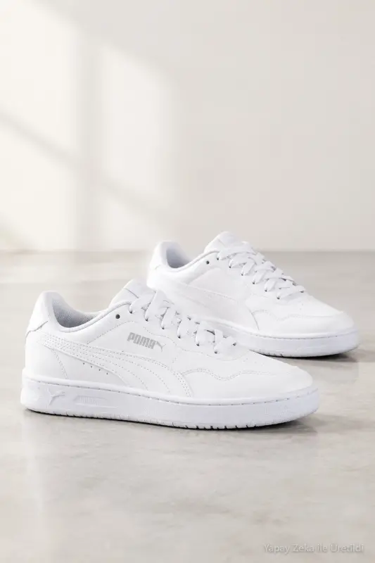 CR-5503 Kadın Beyaz Anatomik Tabanlı Günlük Comfort Sneaker Ayakkabı - Beyaz-1549 - 1