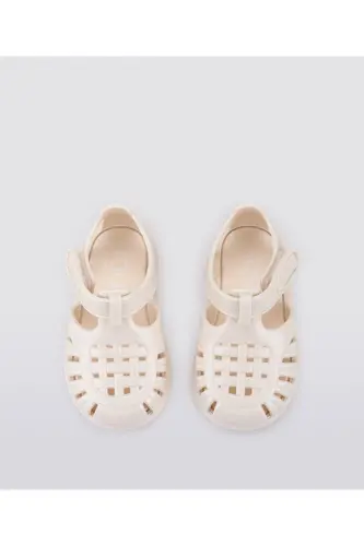 Cream Baby Sandals S10311 Tobby Gloss - 3