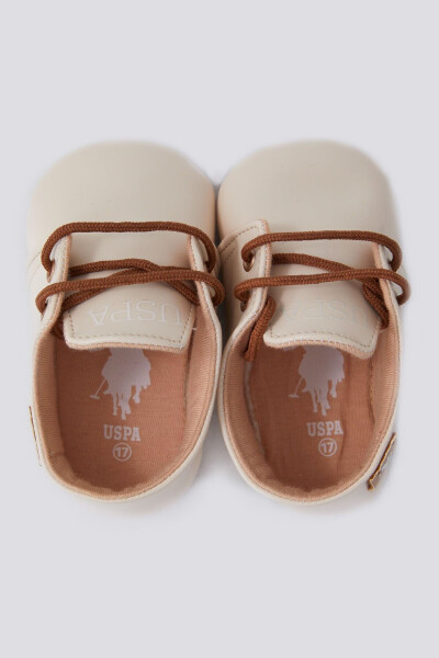 Cream Baby Shoes - 5