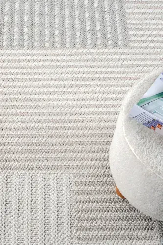 Cream Beige Grey Soft Touch Carpet Rug Living Room Kitchen Hallway Runner Woven Machine Carpet 009-Cream 3 - 5