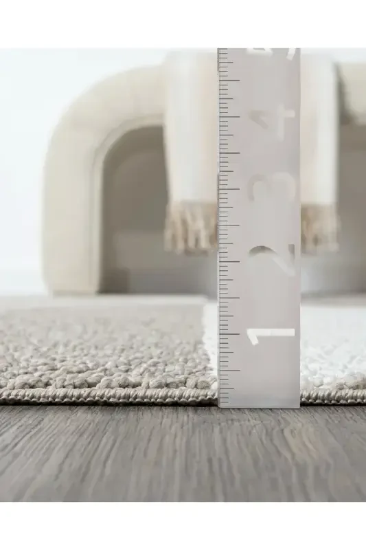 Cream Beige Mink Soft Touch Carpet Rug Living Room Kitchen Hallway Runner Woven Machine Made Carpet 002-Cream - 5