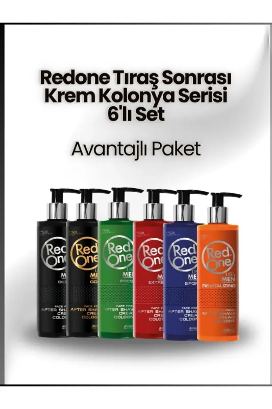 CREAM COLOGNE 6 PACK ECO - RED ONE