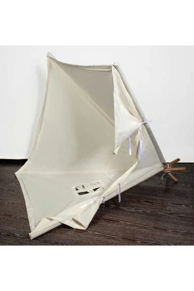 Cream Color Non-Tipping Non-Collapsing Kids Play Tent - 3