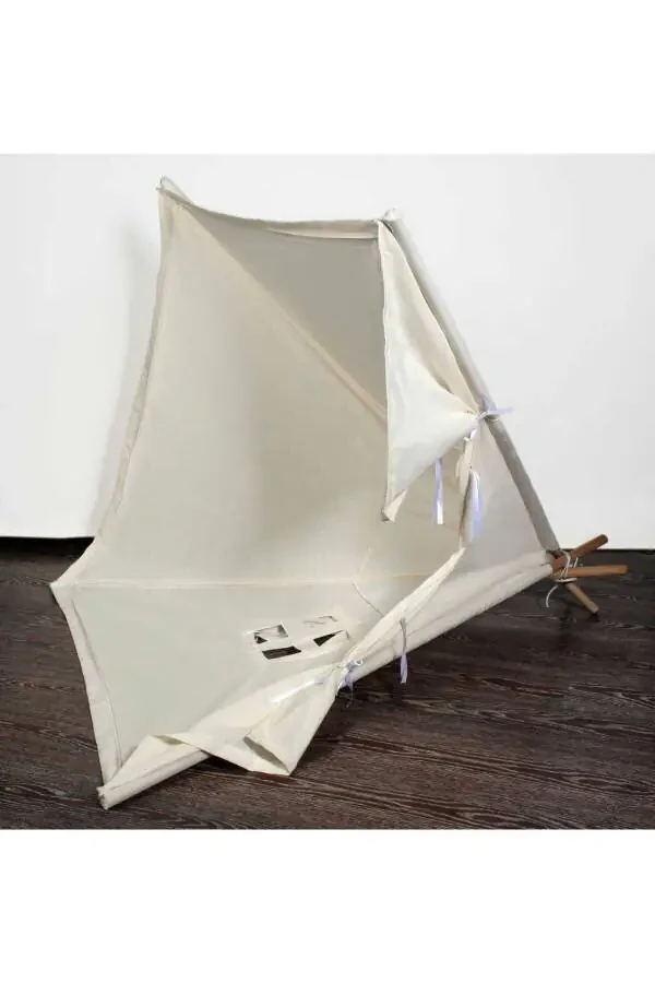 Cream Color Non-Tipping Non-Collapsing Kids Play Tent - 3