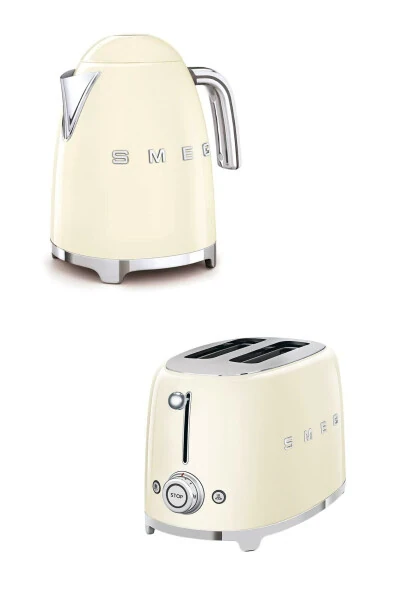 Cream Kettle and Toaster Set 2x1 (Klf03-tsf01) - SMEG (1)