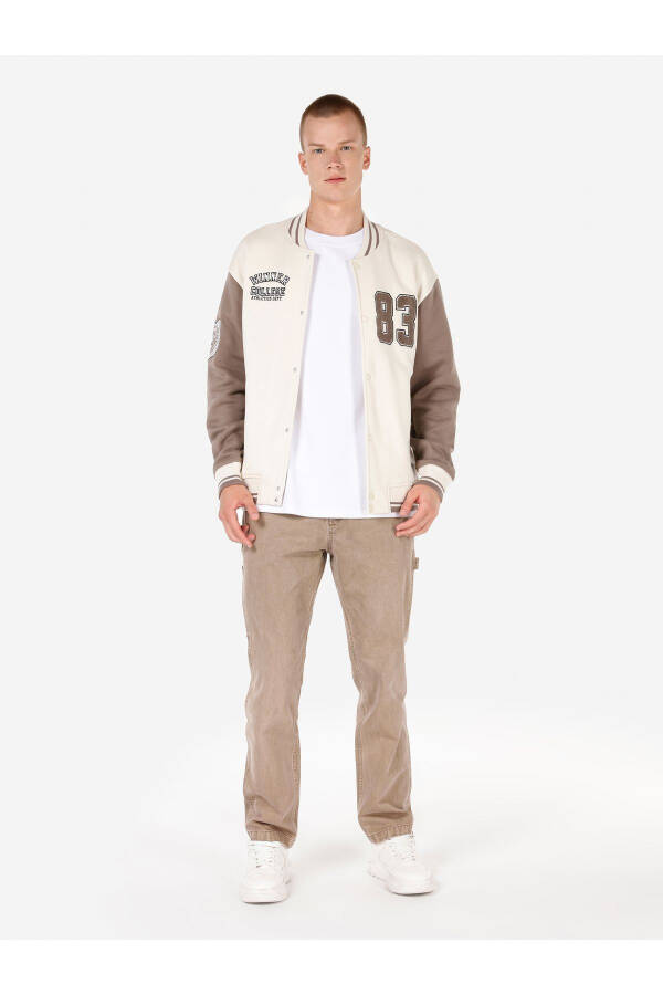 Cream men's jacket - 3