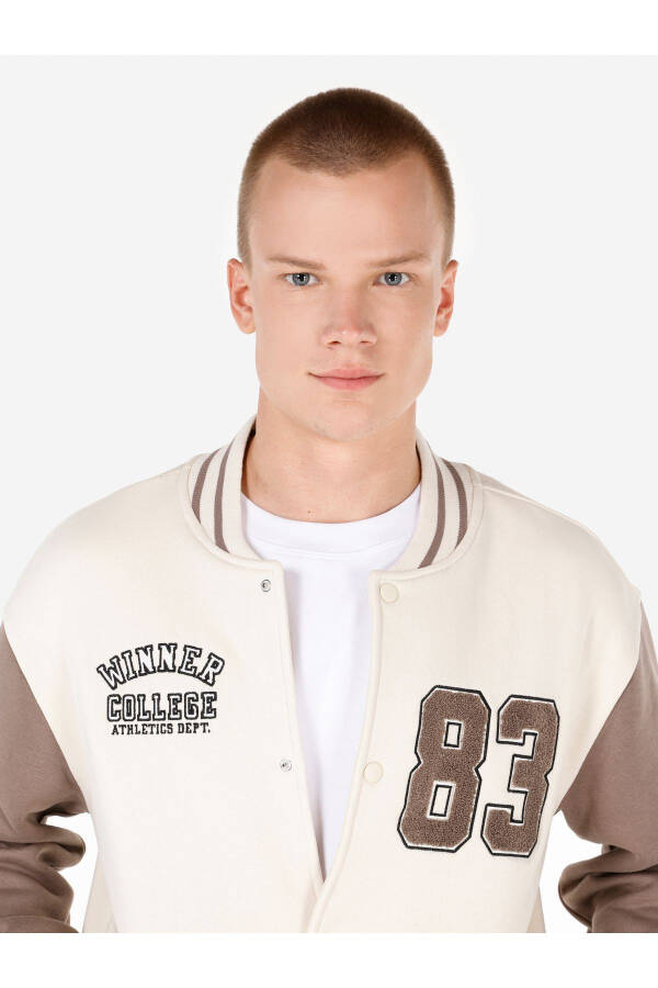 Cream men's jacket - 4